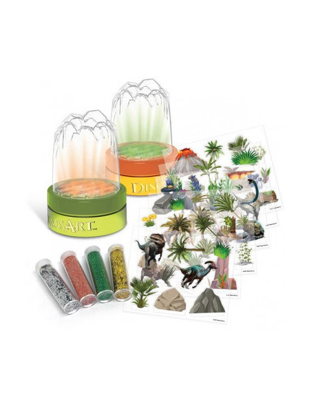 BOULES A NEIGE LUMINEUSES DINOSART