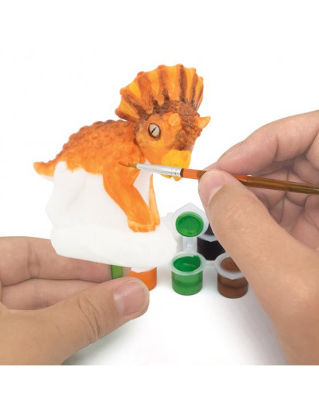 FIGURINE DINOSAURE A PEINDRE DINOSART - TRICERATOPS