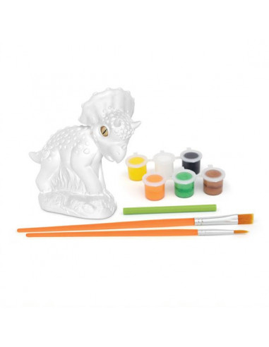 FIGURINE DINOSAURE A PEINDRE DINOSART - TRICERATOPS