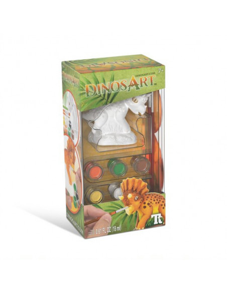 FIGURINE DINOSAURE A PEINDRE DINOSART - TRICERATOPS