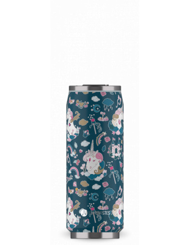 Pull can'it licorne nuit mat 500ml/unicorn night