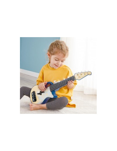 Electronic ukulele bleu