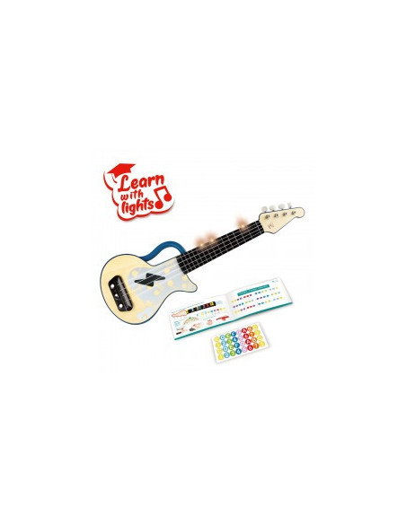 Electronic ukulele bleu