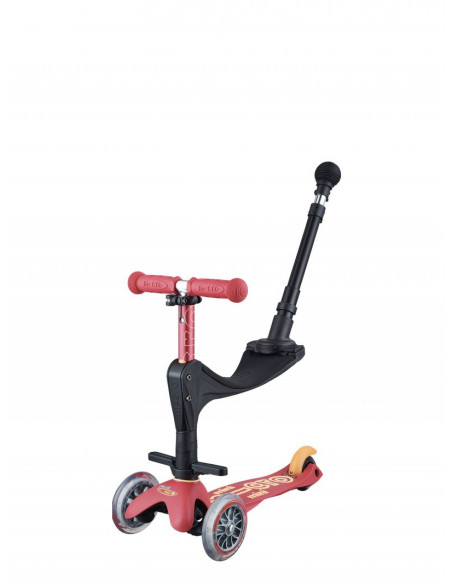 TROTTINETTE MINI MICRO 3 EN 1 DELUXE - ROUGE RUBIS