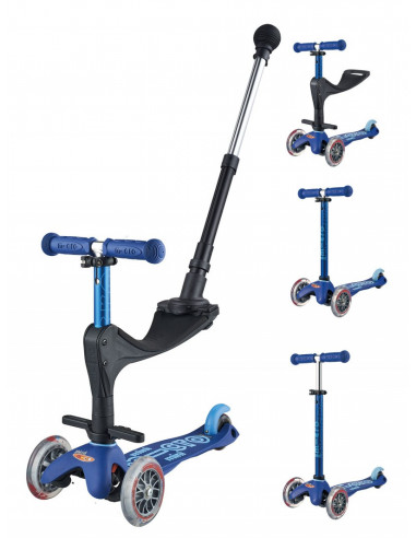 TROTTINETTE MINI MICRO 3 EN 1 DELUXE - BLEU