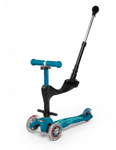 TROTTINETTE MINI MICRO 3 EN 1 DELUXE - BLEU GLACIAL