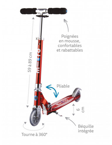 Trottinette Sprite Noir Special Edition