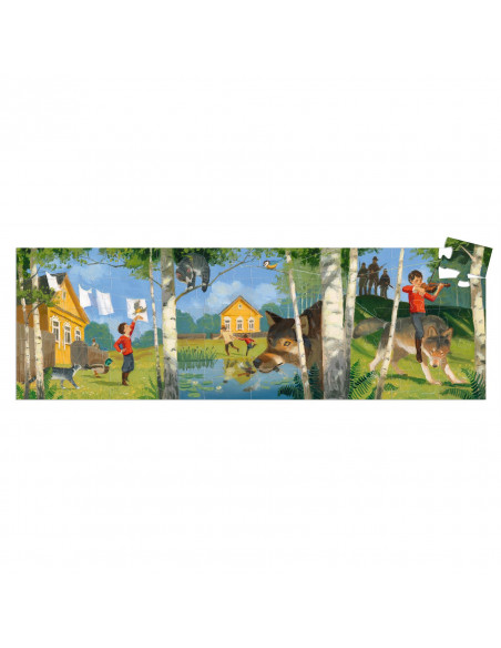 PUZZLE SILHOUETTE - PIERRE ET LE LOUP 50PCS