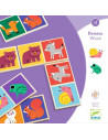JEU EDUCATIF BOIS - DOMINO WOOD - FSC 100% WOOD