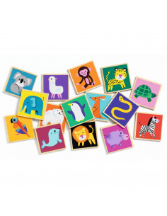 JEU EDUCATIF BOIS - MEMO WOOD - FSC 100% WOOD 2