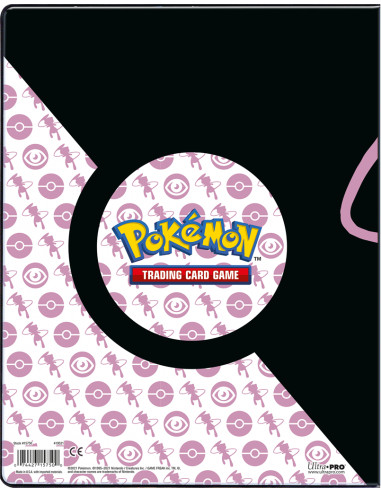 POKEMON : PORTFOLIO MEW NOIR A4 180 CARTES