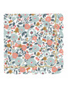 SERVIETTES FESTONNEES 33X33CM FLEURS ET OR X16