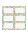 ETIQUETTES CADEAUX ADHESIVES SHABBY X12
