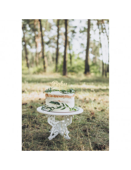 PIC DECO EN BOIS DORE BABY