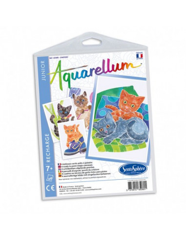 Recharge aquarellum junior - chatons