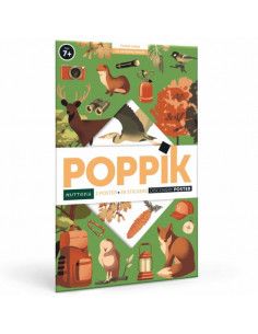 Poster en stickers  - camping