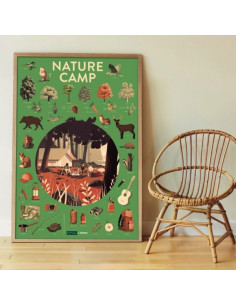 Poster en stickers  - camping 2