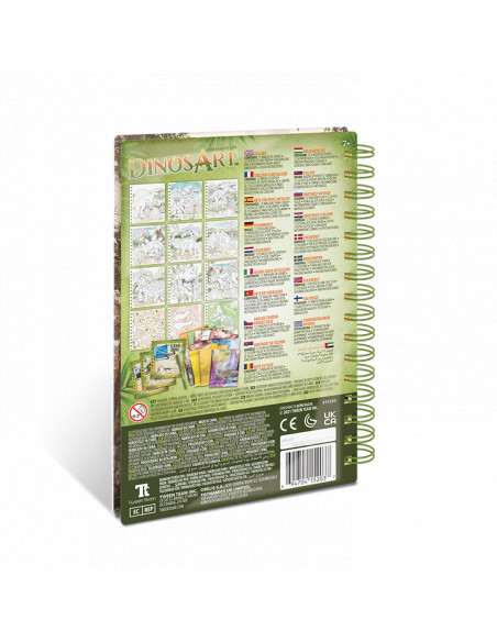 Carnet de tableaux a metaliser dinosart