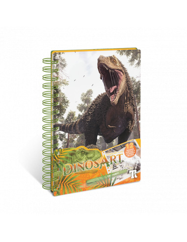 Carnet de tableaux a metaliser dinosart