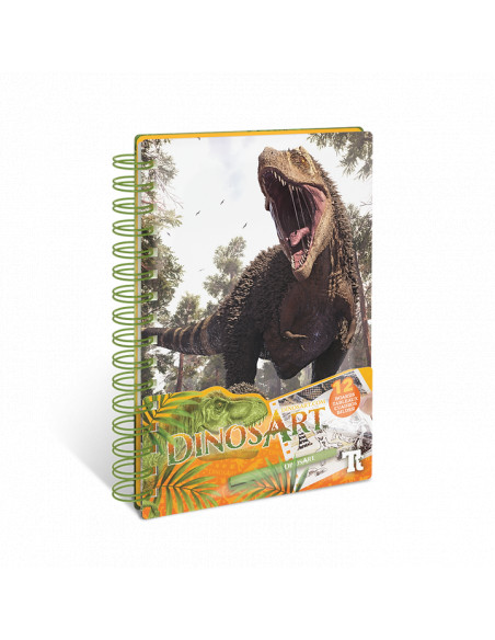 Carnet de tableaux a metaliser dinosart