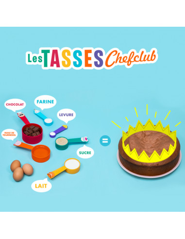 Coffret kids on s'amuse en cuisine avec les tasses chefclub