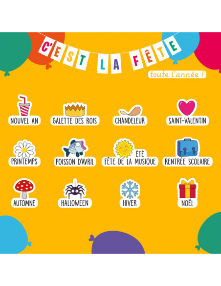 Coffret kids : c'est la fete toute l'annee