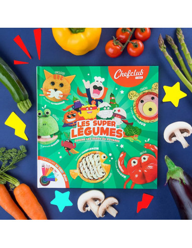 Livre kids : les super-legumes