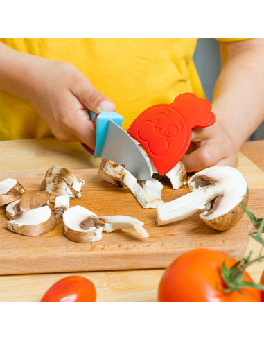 Le couteau du chef chefclub kids bleu & rouge