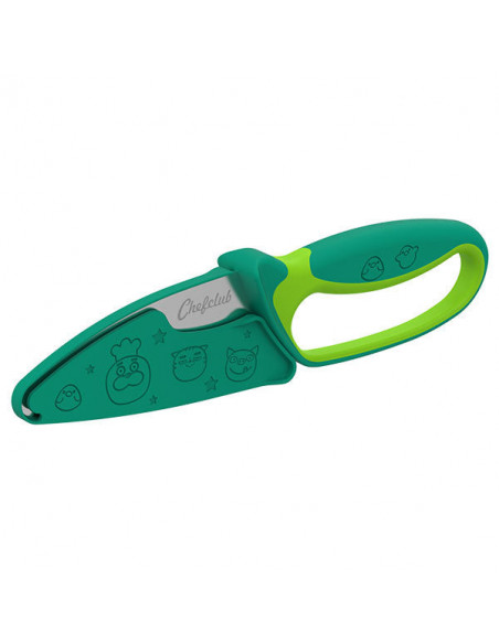 Le couteau du chef chefclub kids vert
