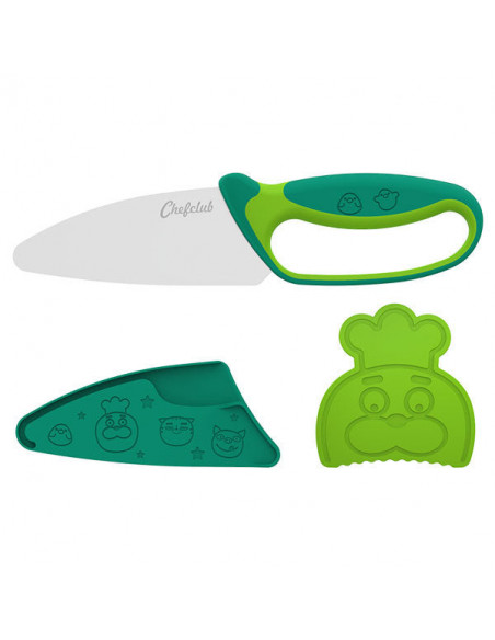Le couteau du chef chefclub kids vert