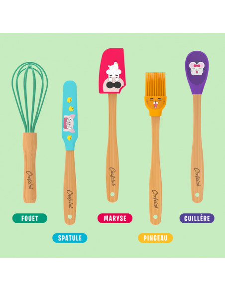 Kit de mini-ustensiles chefclub kids