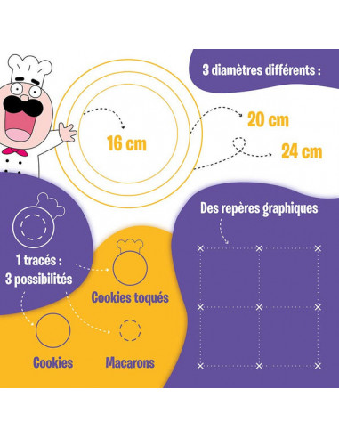 Tapis de cuisson chefclub kids