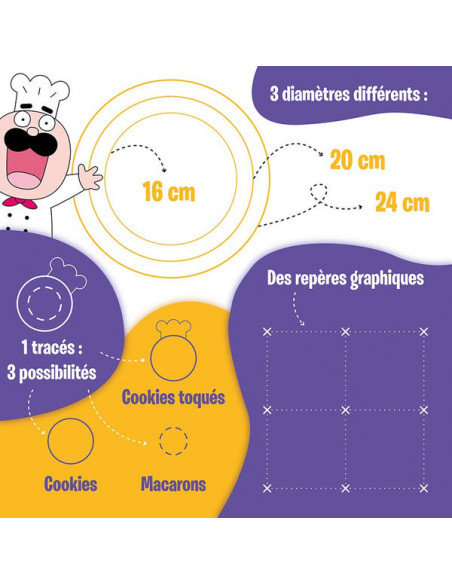 Tapis de cuisson chefclub kids