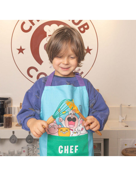 Tablier en coton chefclub kids