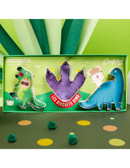 EMPORTE-PIECES LES BISCUITS DINO