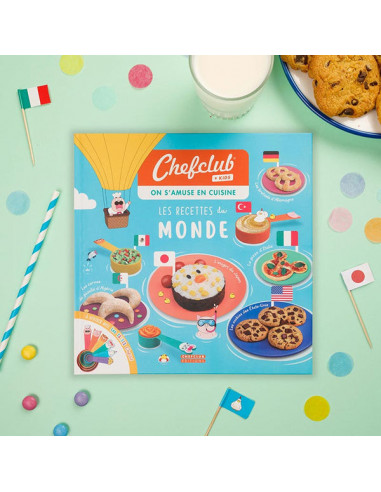 LIVRE KIDS : LES RECETTES DU MONDE