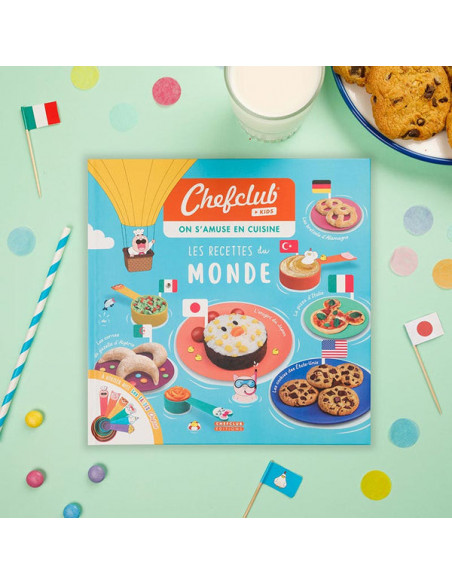 LIVRE KIDS : LES RECETTES DU MONDE
