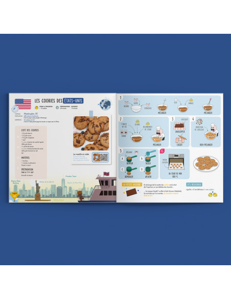 LIVRE KIDS : LES RECETTES DU MONDE