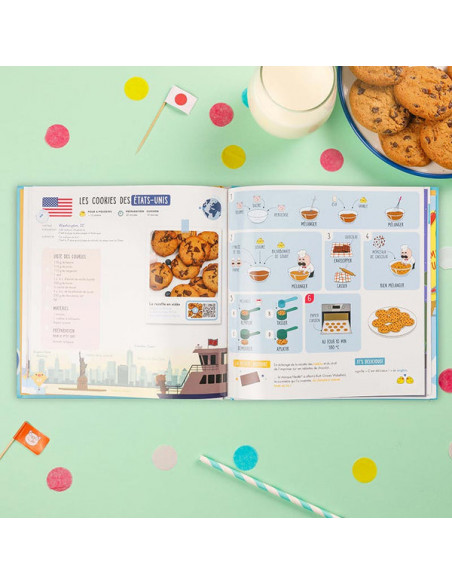 LIVRE KIDS : LES RECETTES DU MONDE