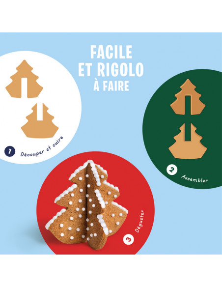 Emporte-pieces les biscuits de noel 3d