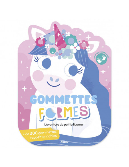 Gommettes formes - l'aventure de petite licorne