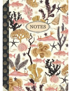 Carnet notes 10x15cm fonds marins