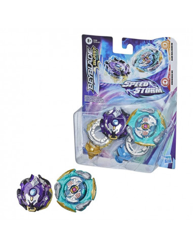 Toupies beyblade speedstorm dual pack