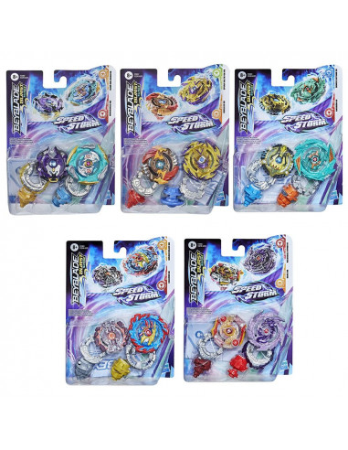 Toupies beyblade speedstorm dual pack