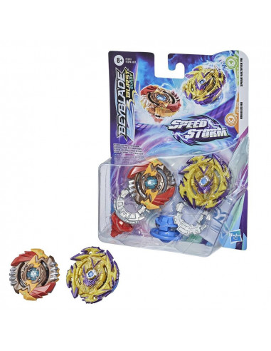Toupies beyblade speedstorm dual pack