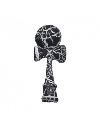 Kendama crackle blanc boule 6 cm