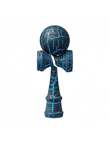 Kendama crackle bleu boule 6 cm