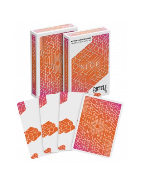 Cardistry bicycle neon orange bump