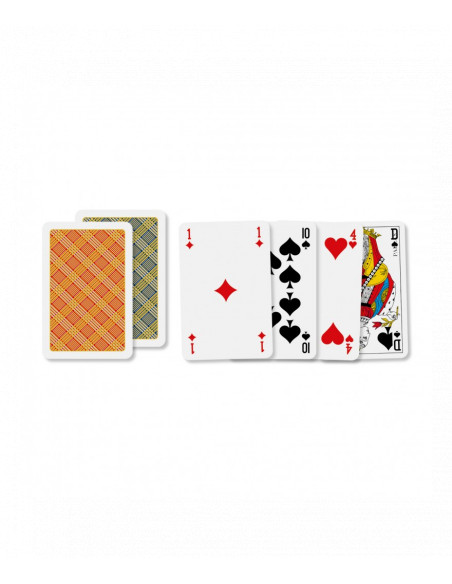 Jeu de 54 cartes "le coq imperial" plastique