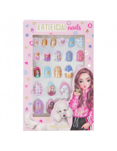 Topmodel ongles artificiels bling bling